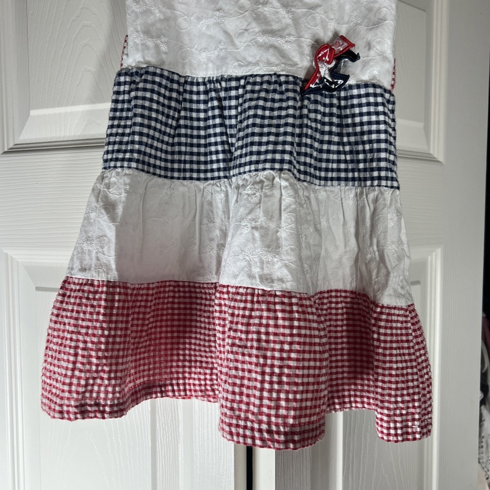 Blueberri Boulevard Sz 2T Red White &‎ Blue Patriotic Sundress - Picture 4 of 13